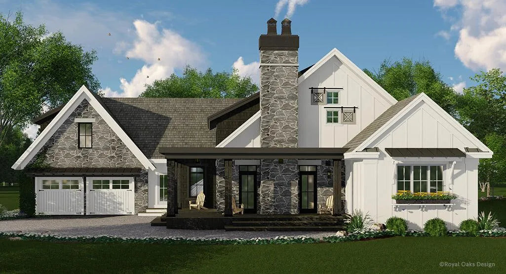 Deer Cove Farm House Plan - Archival Designs House Plans