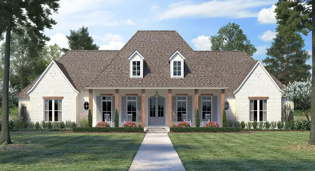 Grand Prairie House Plan - Archival Designs House Plans