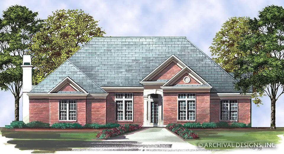 Hickory II House Plan - Archival Designs House Plans