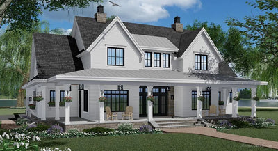 Misty Falls House Plan | Two-Story House Plan | Modern Farmhouse Design