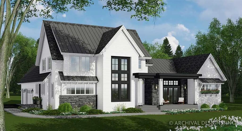 Prairie Fields House Plan - Archival Designs House Plans