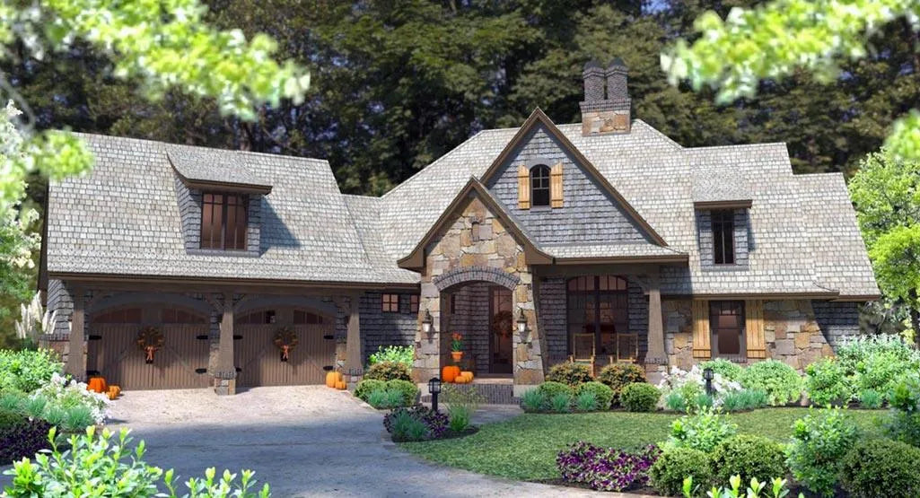 Reconnaissante Cottage House Plan - Archival Designs House Plans