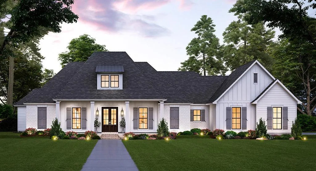 Sandy Ridge house Plan | Archival Designs - Rustic Elegance