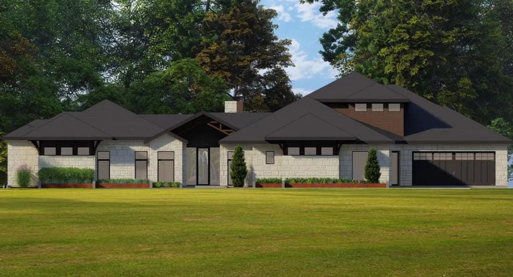 Telluride House Plan Luxury House Plan Contemporary House Plan