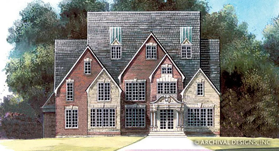 Tulip Hill House Plan - Archival Designs House Plans