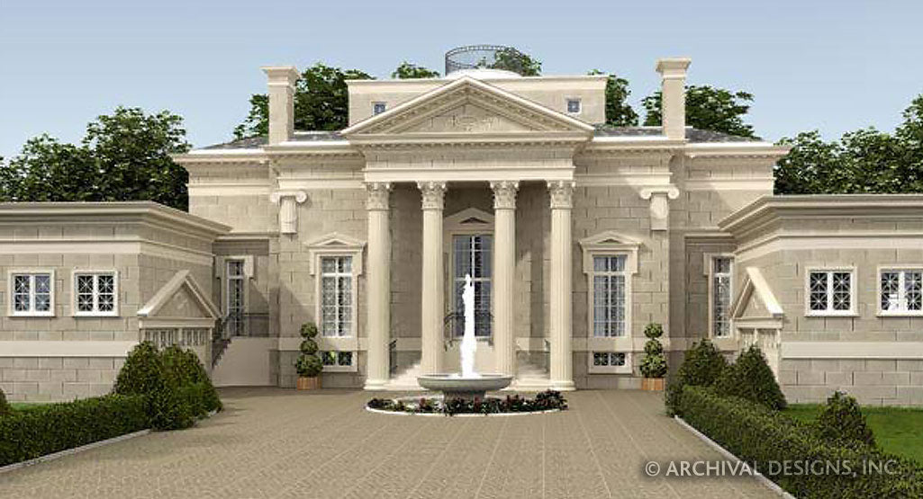 Villa Capri House Plan Front 
