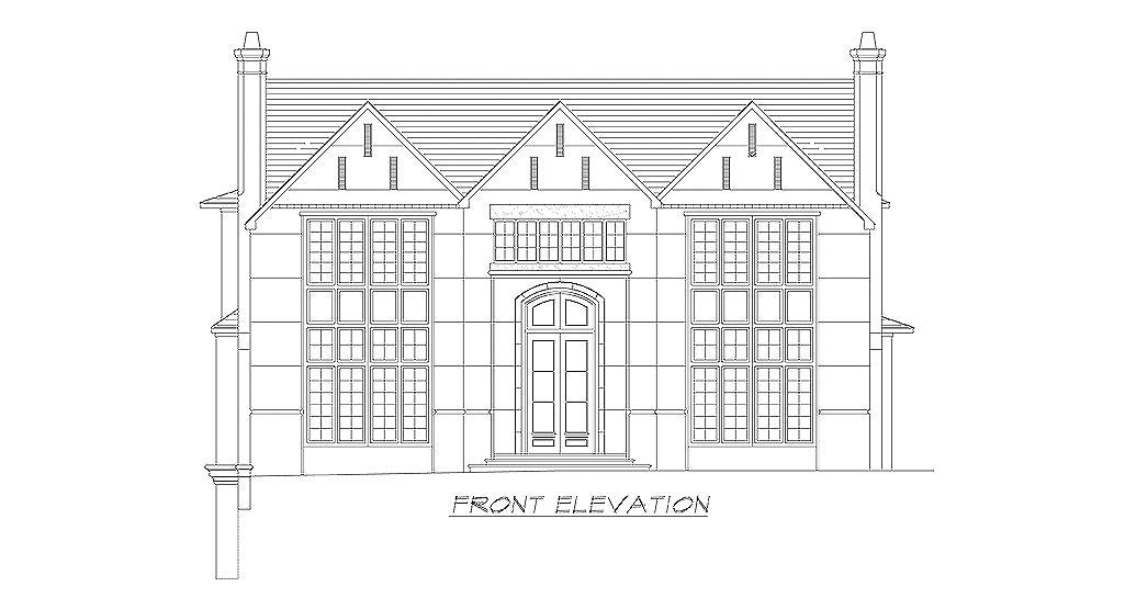 Madison Avenue House Plan - Front Elevation