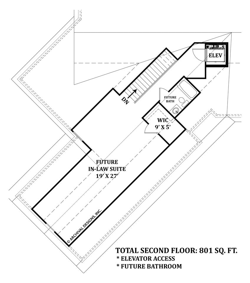 Mayberry Place House - Second Floor Plan