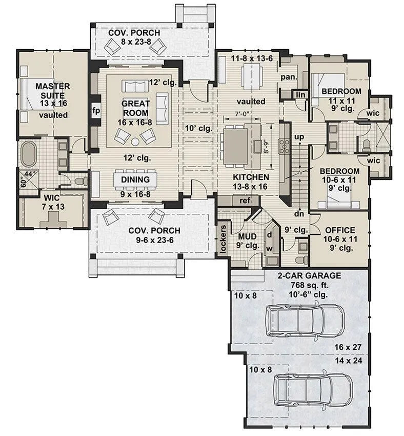 Meadowcove House Plan - Archival Designs House Plans