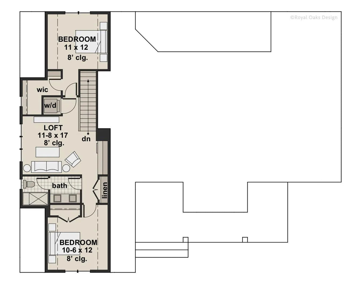 Mistwood Farm House Plan - Archival Designs House Plans, floor plan