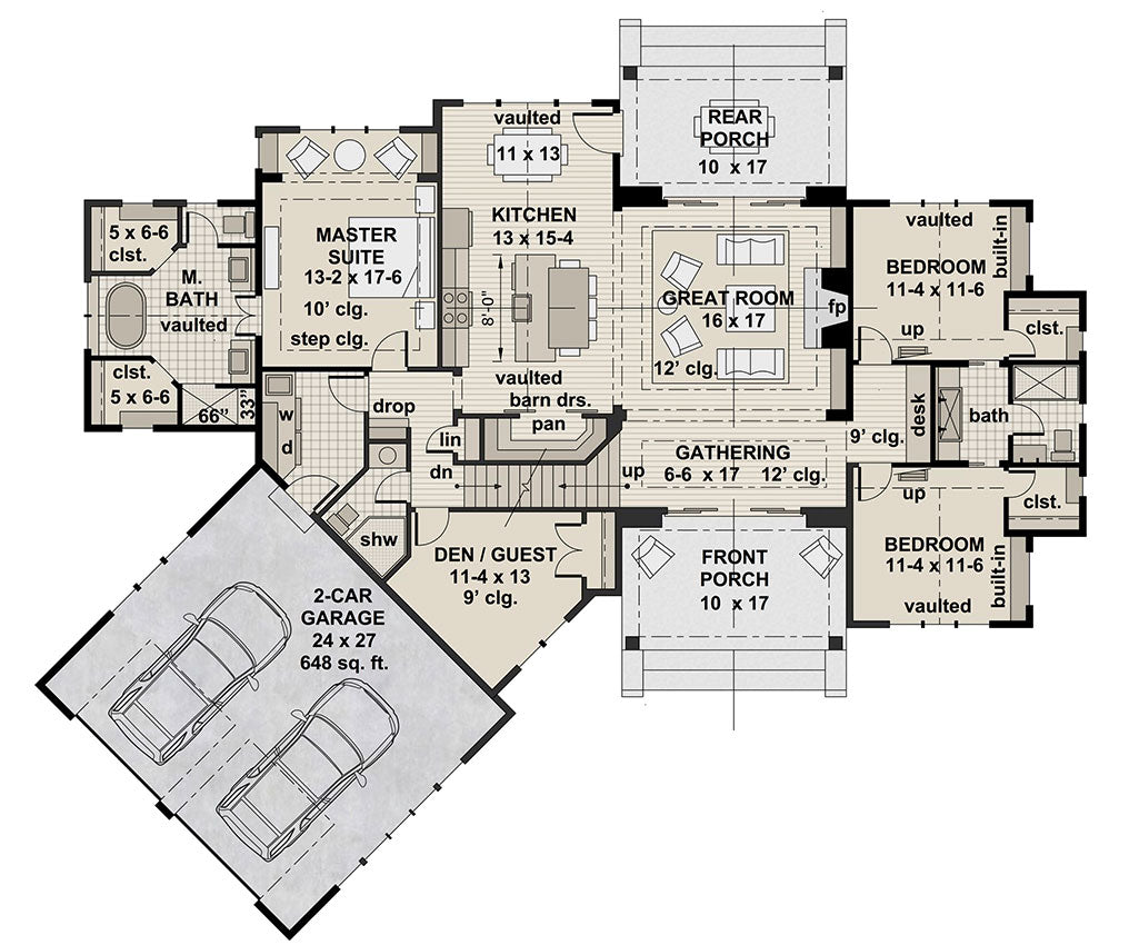 Misty Grove First Floor Plan