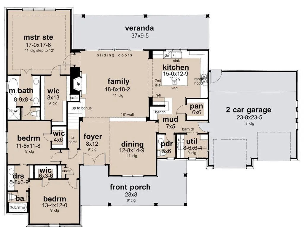 Mount Juliet House Plan - Archival Designs House Plans