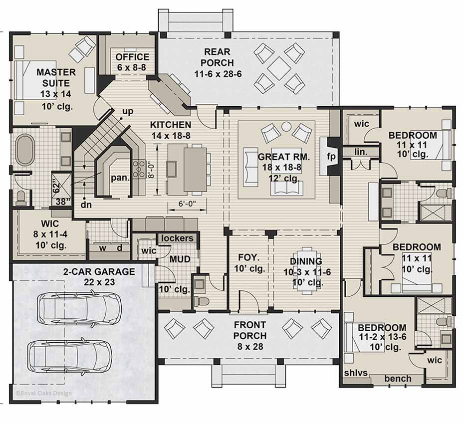 Owl Feather First Floor Plan