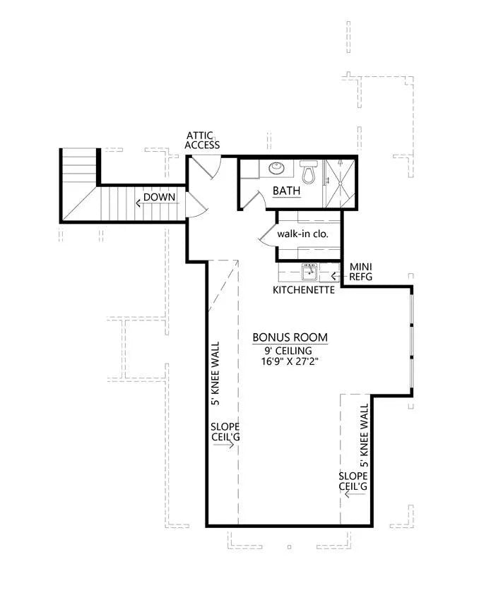 Oxford Farmhouse Plan - Archival Designs House Plans, floor plan