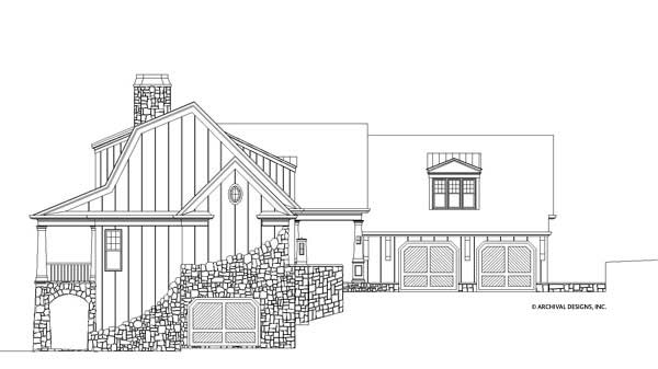 Parsall Place House Plan - Elevation left