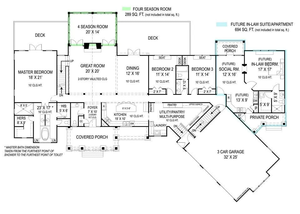 Pepperwood House Plan - Archival Designs House Plans