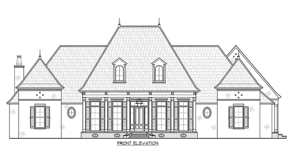 Royal Oaks House Plan House Plan - Front Elevation