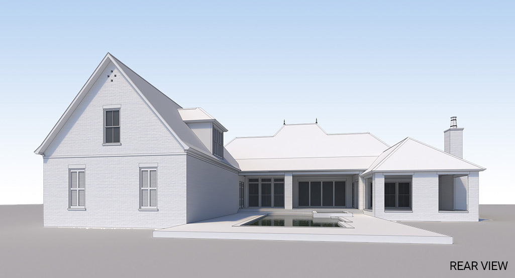 Royal Oaks 2 House Plan / Rear