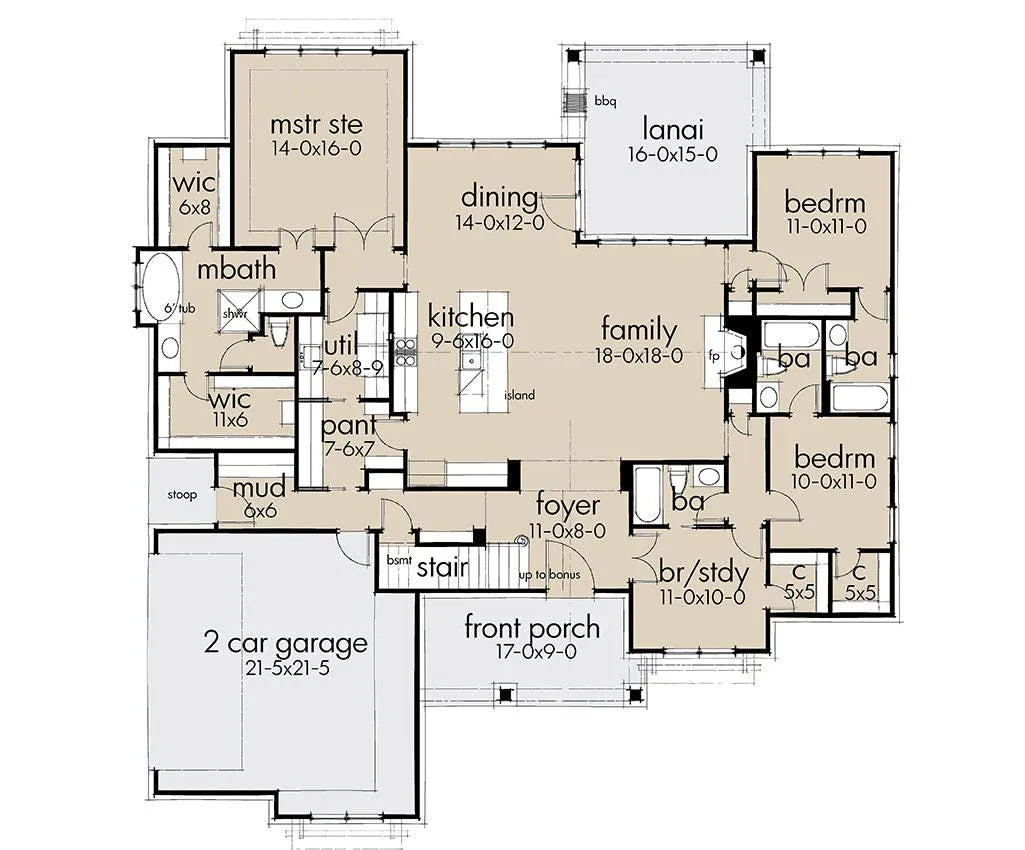 Pine Meadow House Plan - Archival Designs House Plans