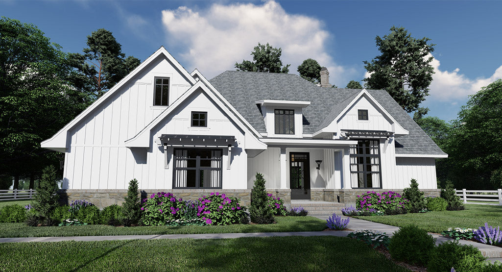 Pine Meadow House Plan - Front