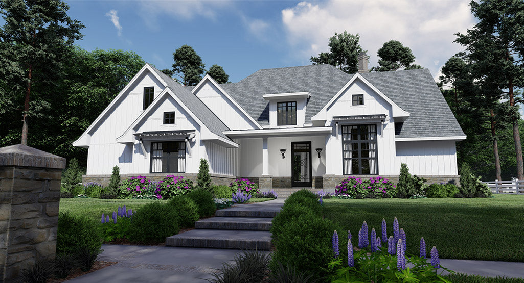 Pine Meadow House Plan - Front 