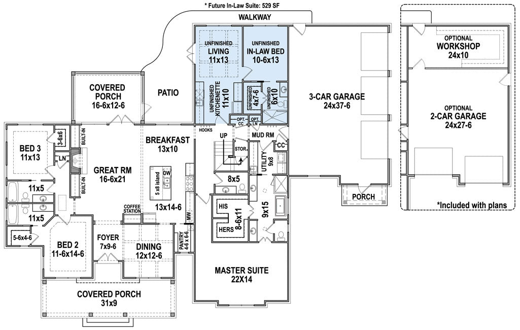 Pinecone Trail first Floor Plan