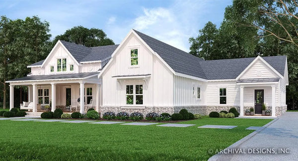 Pinecone Trail House Plan | One-Story House Plan | Farmhouse Plan