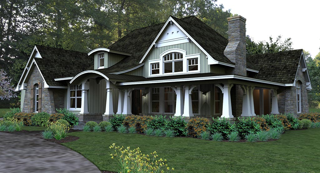 Pleasant Cove House Plan - Front Right