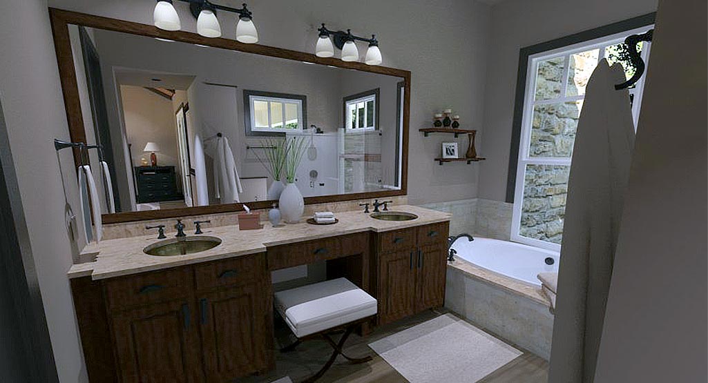 Pleasant Cove House Plan - Master Bathroom