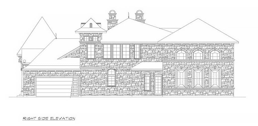 Portmeirion House Plan - Elevation Right