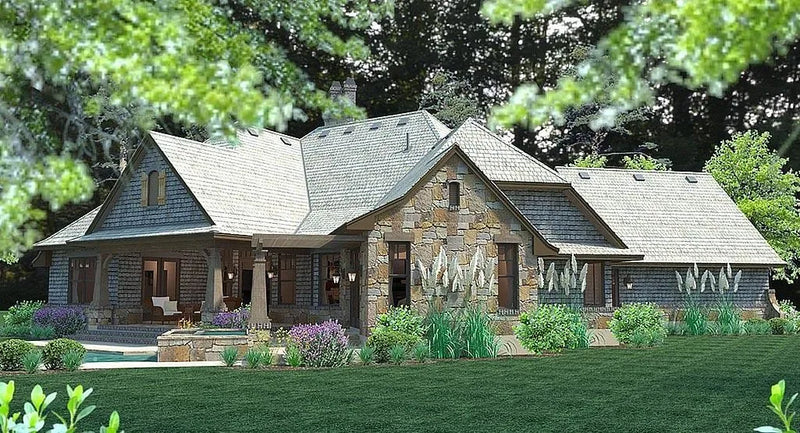 Reconnaissante Cottage | Craftsman House Plans | Ranch House Plans