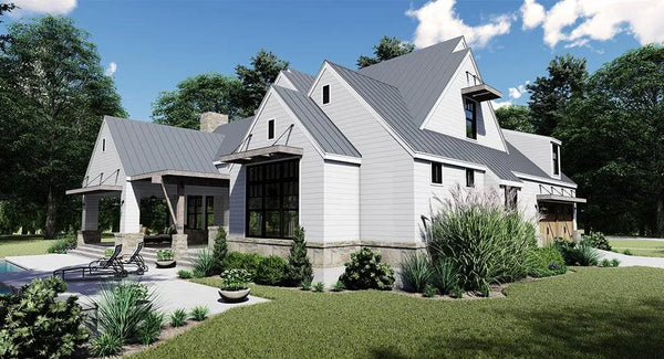 Rolling Wood Hills House Plan | Farmhouse House Plan | Contemporary ...