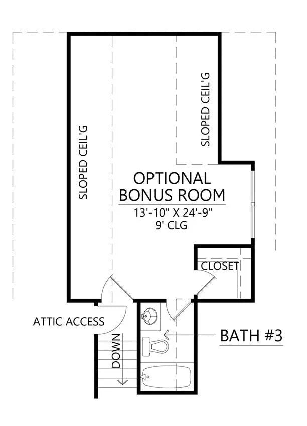 Rosewood House Plan - Archival Designs House Plans, floor plan