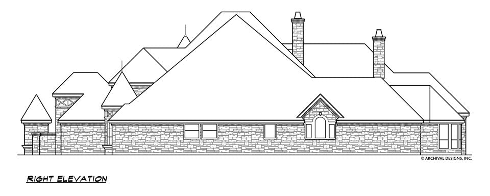 Royal Birkdale House Plan - Elevation Right