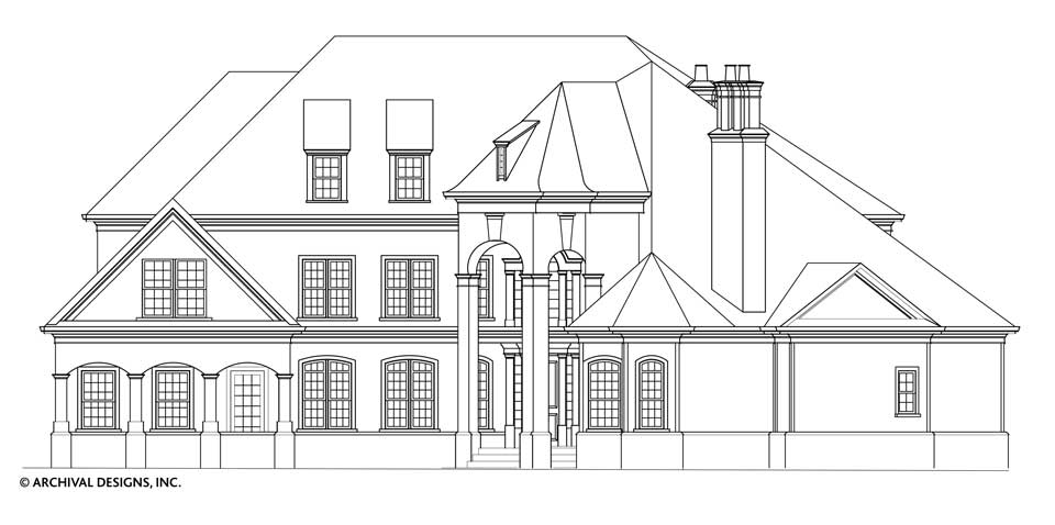 Salem House Plan - Elevation Front