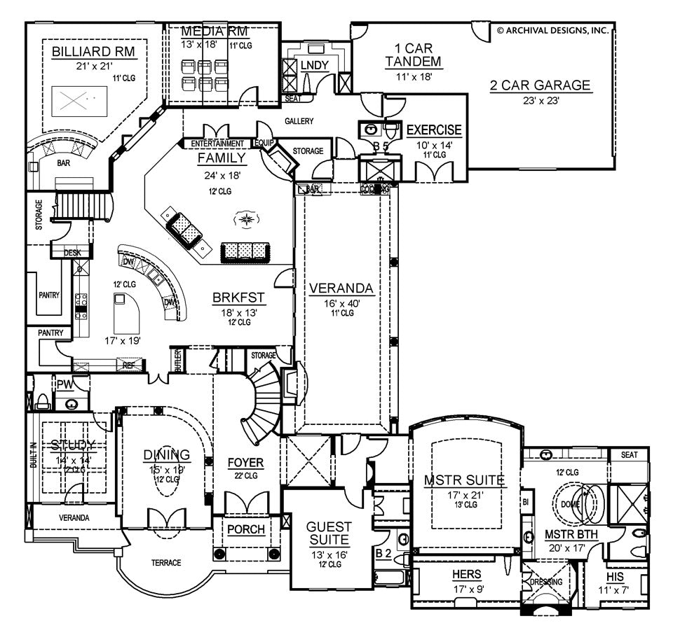 Santorini House Plan Home Plan  Floor Plan