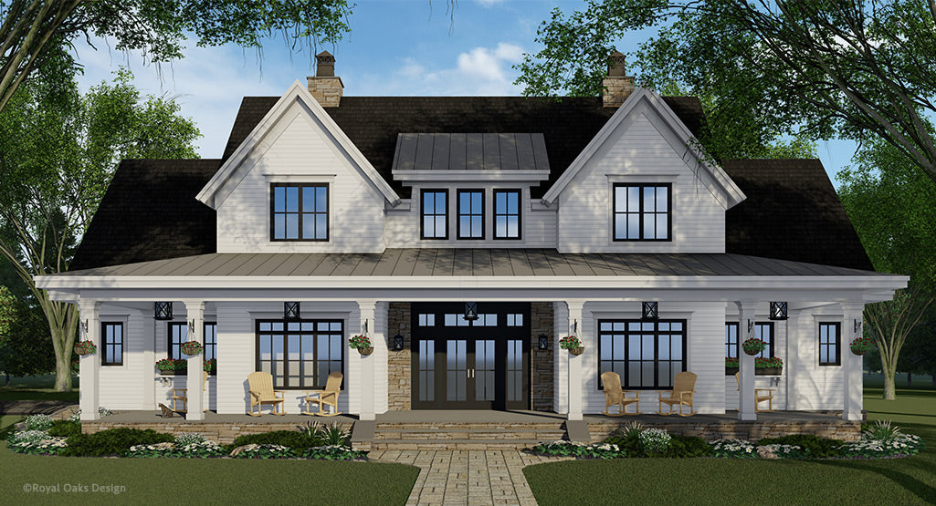 Silverbell Ranch House Plan - Front