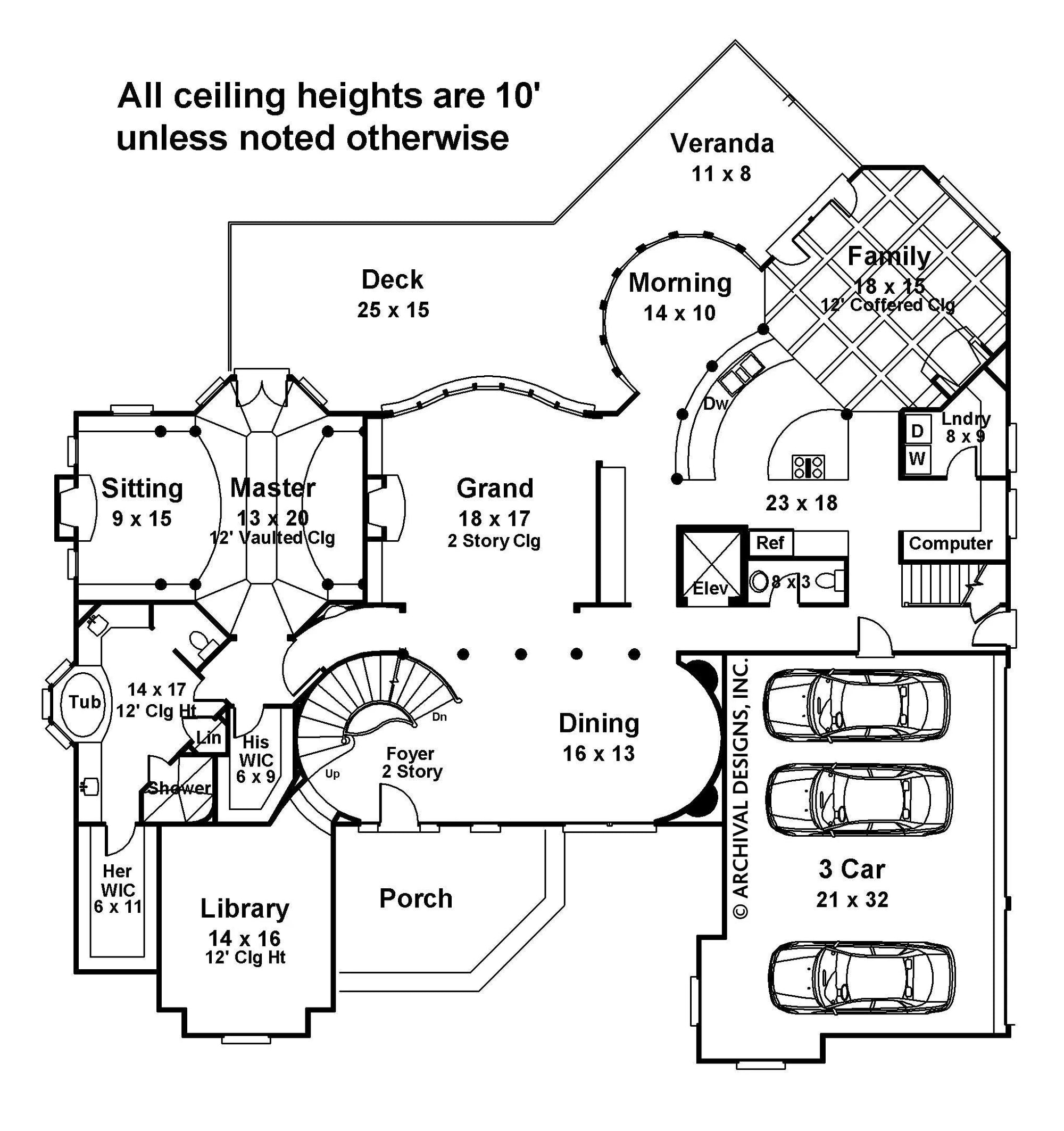 Smoke Rise House Plan - Archival Designs House Plans