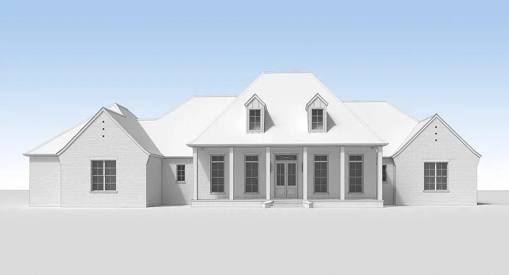 Southern Ridge House Plan - Archival Designs House Plans
