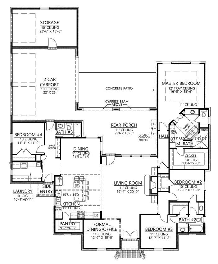 St Pierre House Plan - Archival Designs House Plans