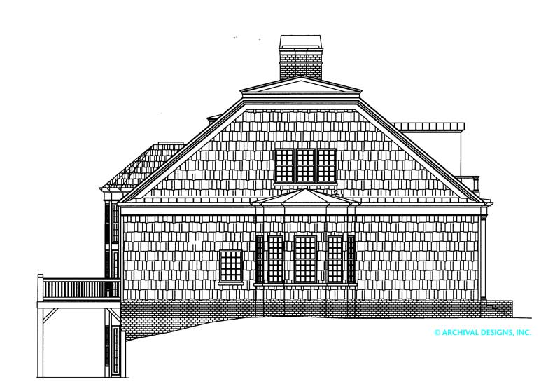 Suffield House House Plan - Elevation Left