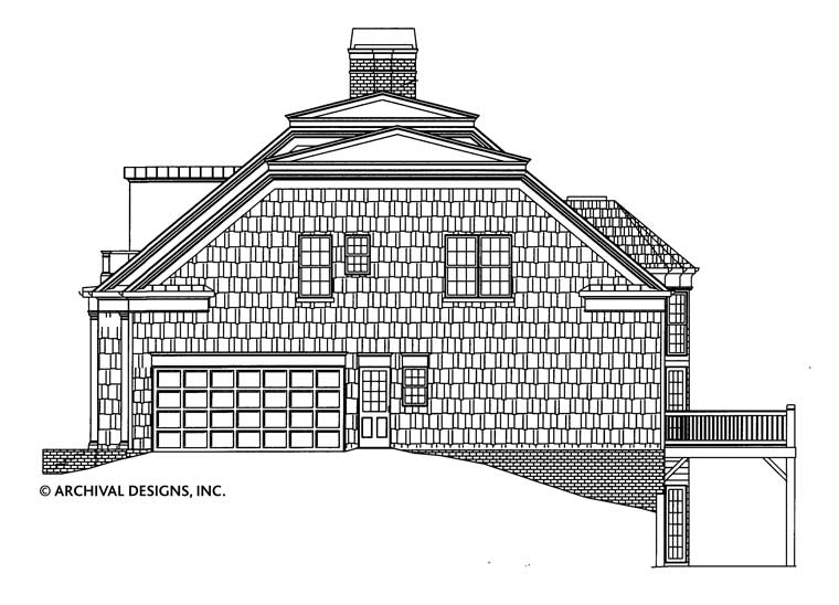 Suffield House House Plan - Elevation Right
