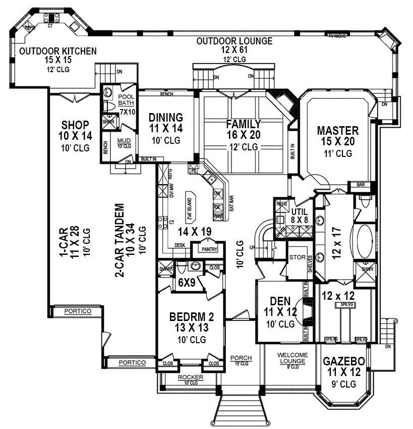 Summerhill Lane House Plan - Archival Designs House Plans