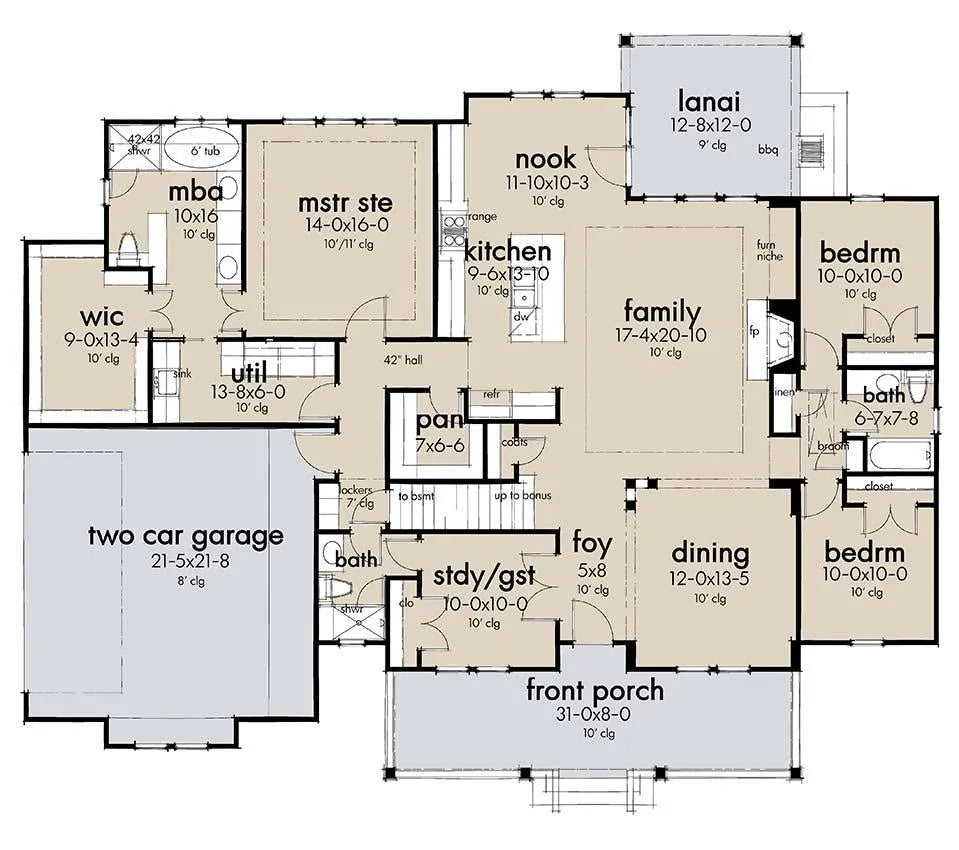 Sumner House Plan - Archival Designs House Plans