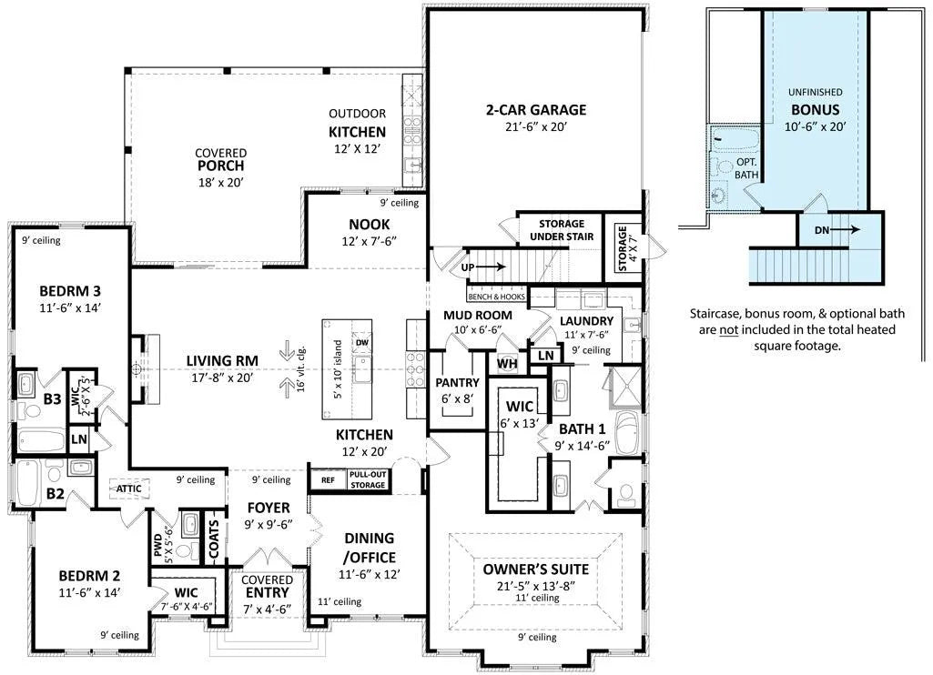 Sweet Magnolia House Plan - Archival Designs House Plans