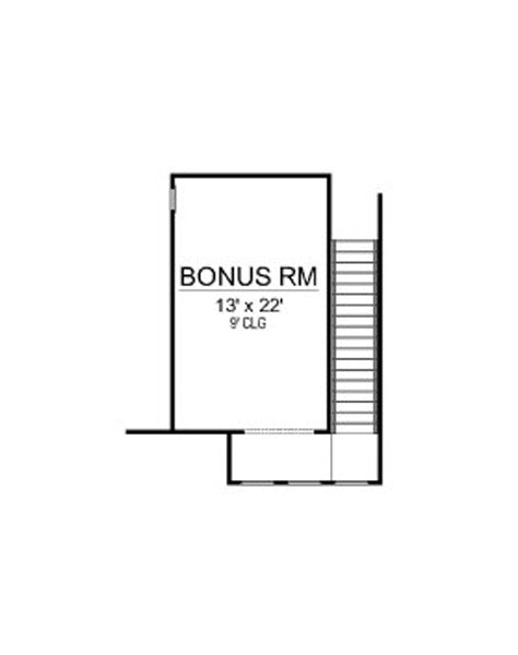 Telluride Bonus room Floor Plan