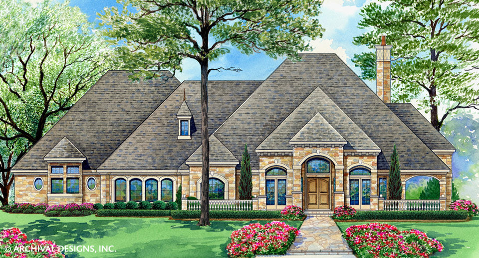 Tierney Ranch House Plan Front View