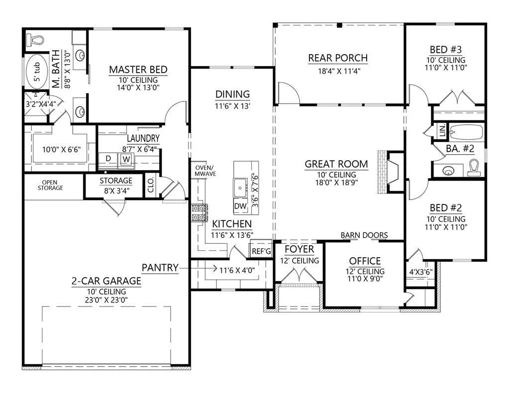 Tumbleweed House Plan - Archival Designs House Plans