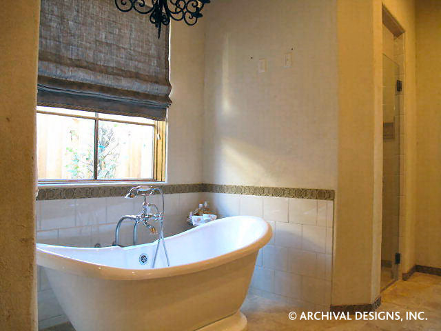 Villa Toscana House Plan - Master Bath