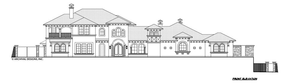 Valderrama House Plan - front